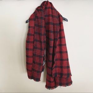 Zara Oversized Plaid Scarf